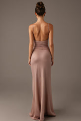 Sunset Spaghettiträger Etui Abendkleid mit Schlitz